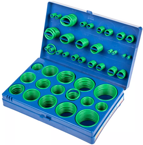 419 adet Yeşil Renkli O-ring &Ccedil;eşitleri A/C Sistemi i&ccedil;in 32 Boyutlu Kit